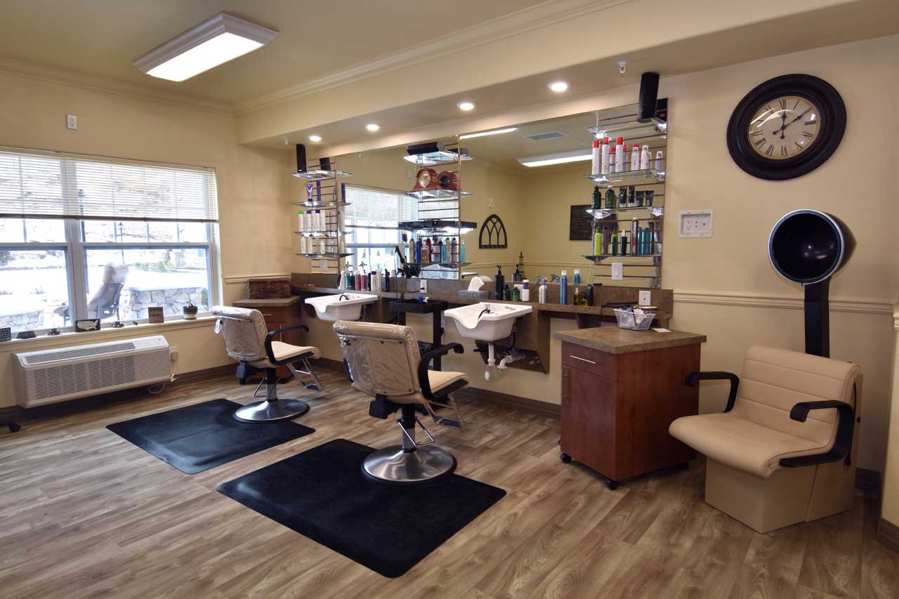 The beauty salon at Ashton Gardens