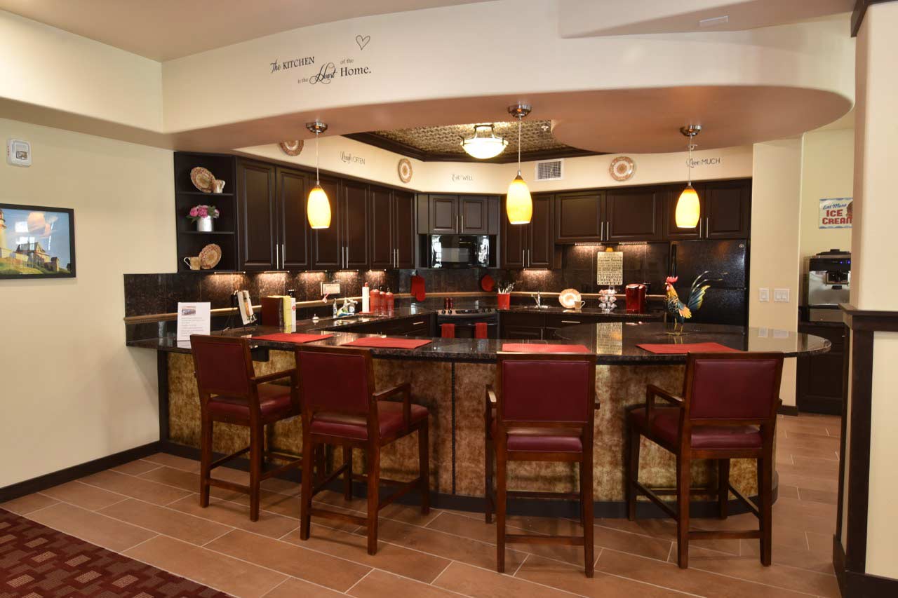 The kitchen at Ashton Gardens